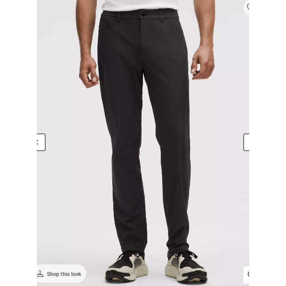 Lululemon ABC Slim Fit 5 Pocket Pants Warpstreme Black Size 30x30